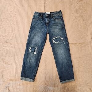 ABERCROMBIE AND I KIDS GIRLS MID-RISE BOYFRIEND JEANS EXCELLENT CONDITION!!